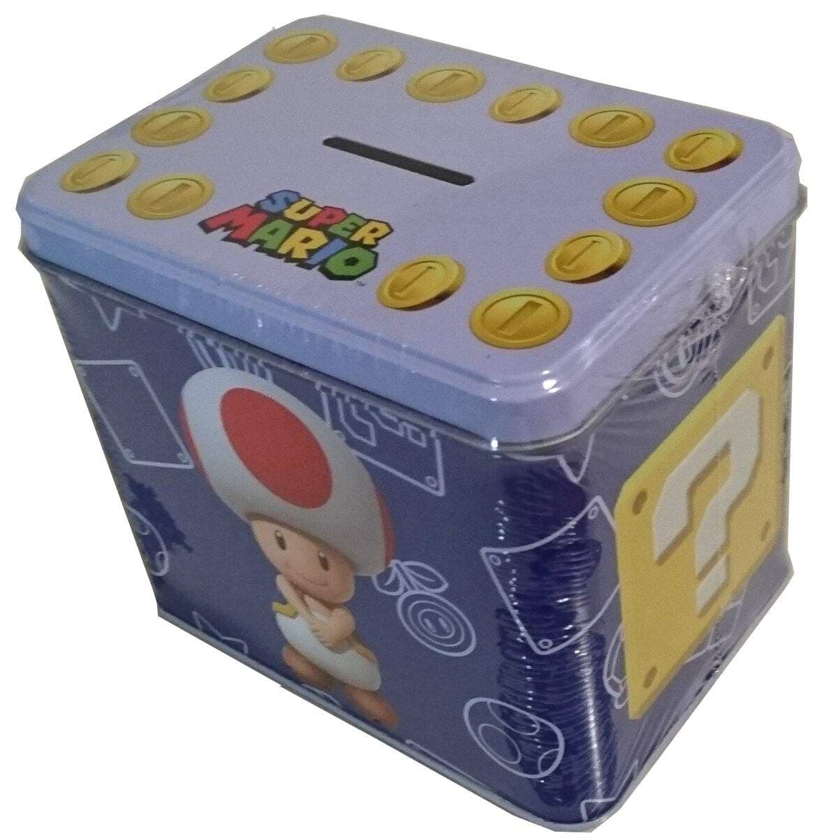 Nintendo Super Mario Bros Toad krus + pengeskrin i eske