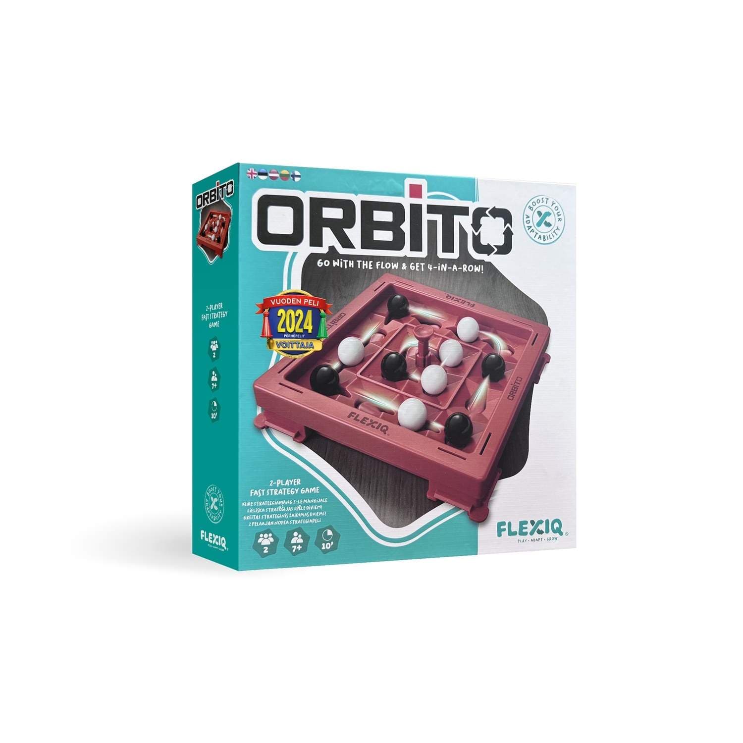 Orbito brettspill for 2-4 spillere, strategi og moro