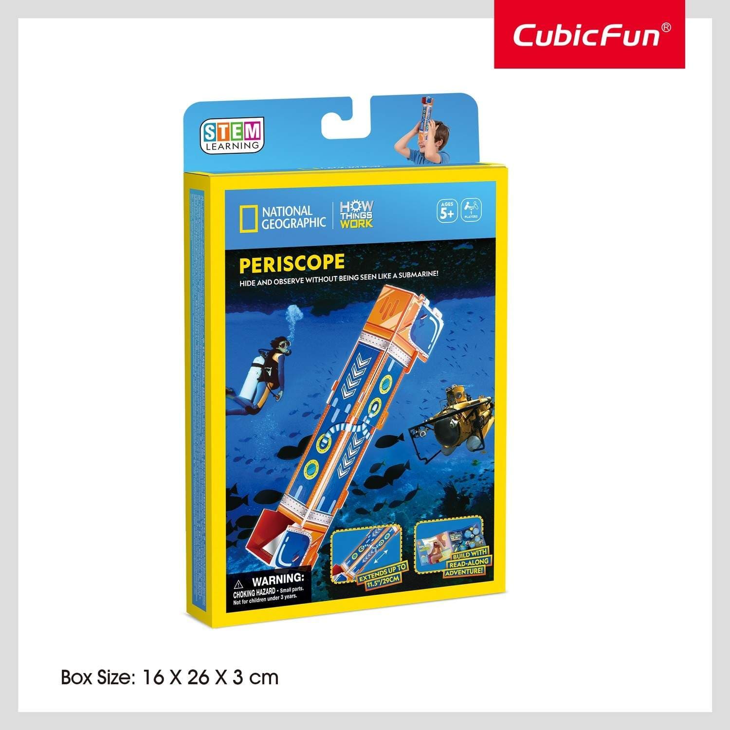 3D Periscope Puzzle, National Geographic, moro for alle aldre