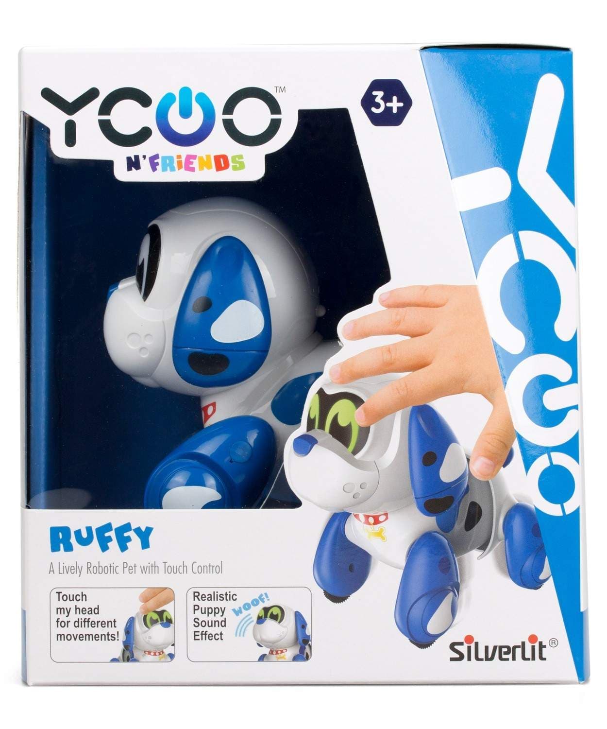 Ruffy robotleketøy med interaktive funksjoner og fjernkontroll
