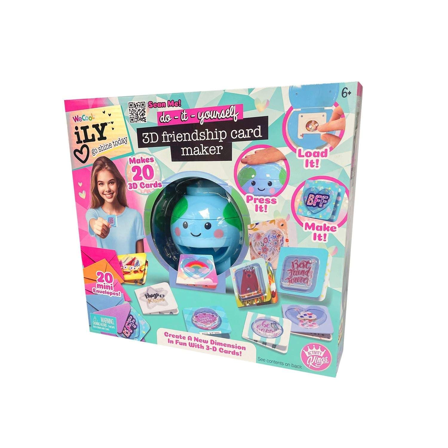 3D Friendship Card Maker DIY-sett for kreative prosjekter