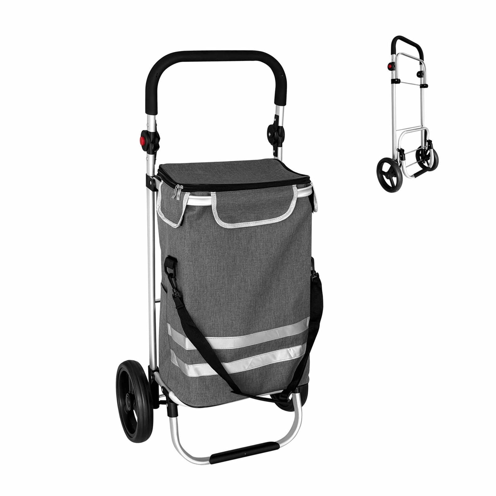 Sammenleggbar handlevogn, 45L – Kjølebag og sekkevogn