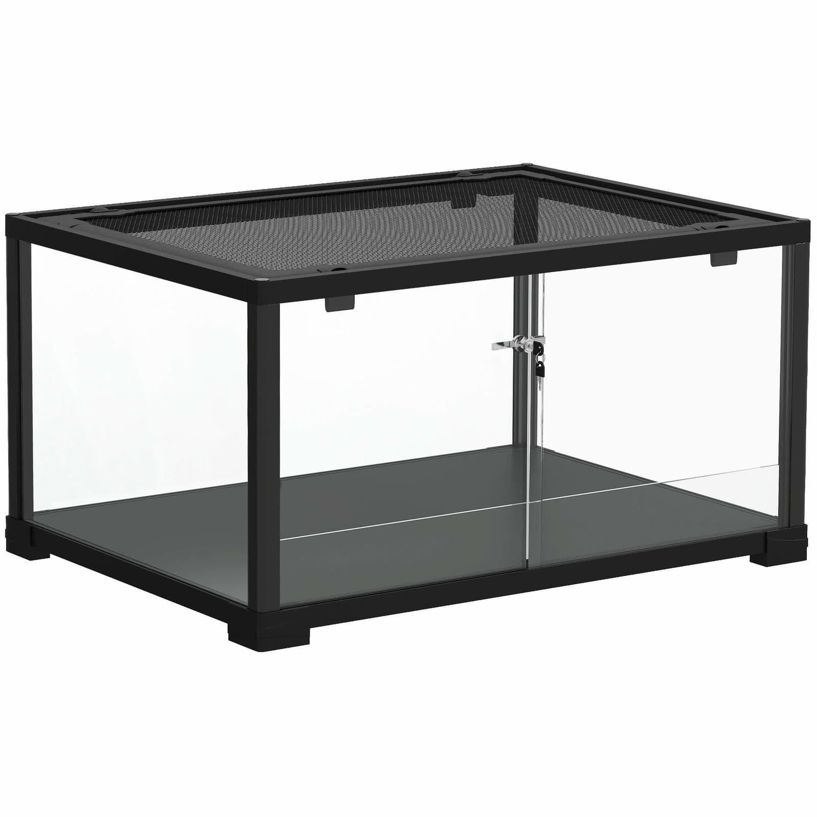 Reptilterrarium, 86 liters sikkert skyvedørterrarium