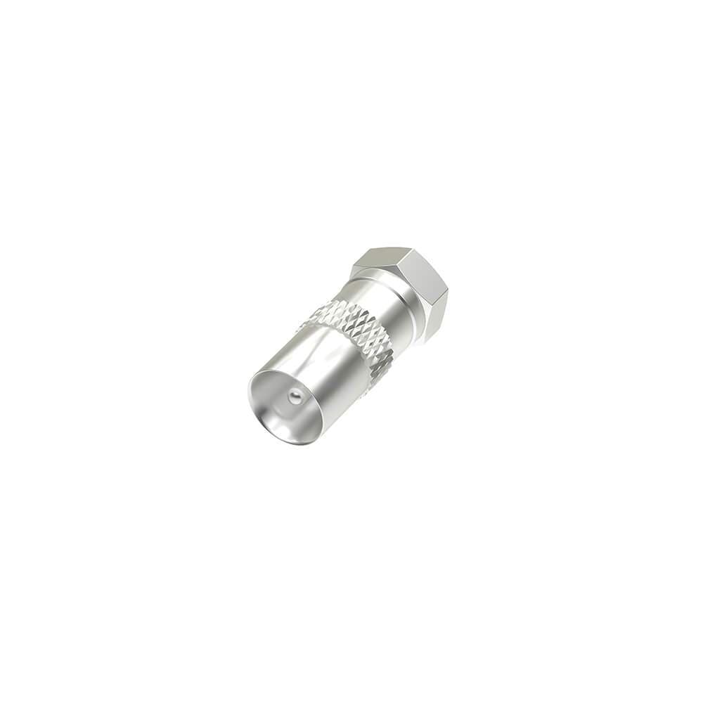 HAMA satellittmottakeradapter F-plugg - koaksialplugg