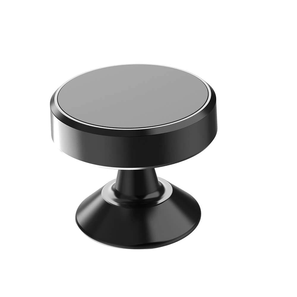 GEAR Mobilholder Magnetisk Svart Puck med selvklebende tape