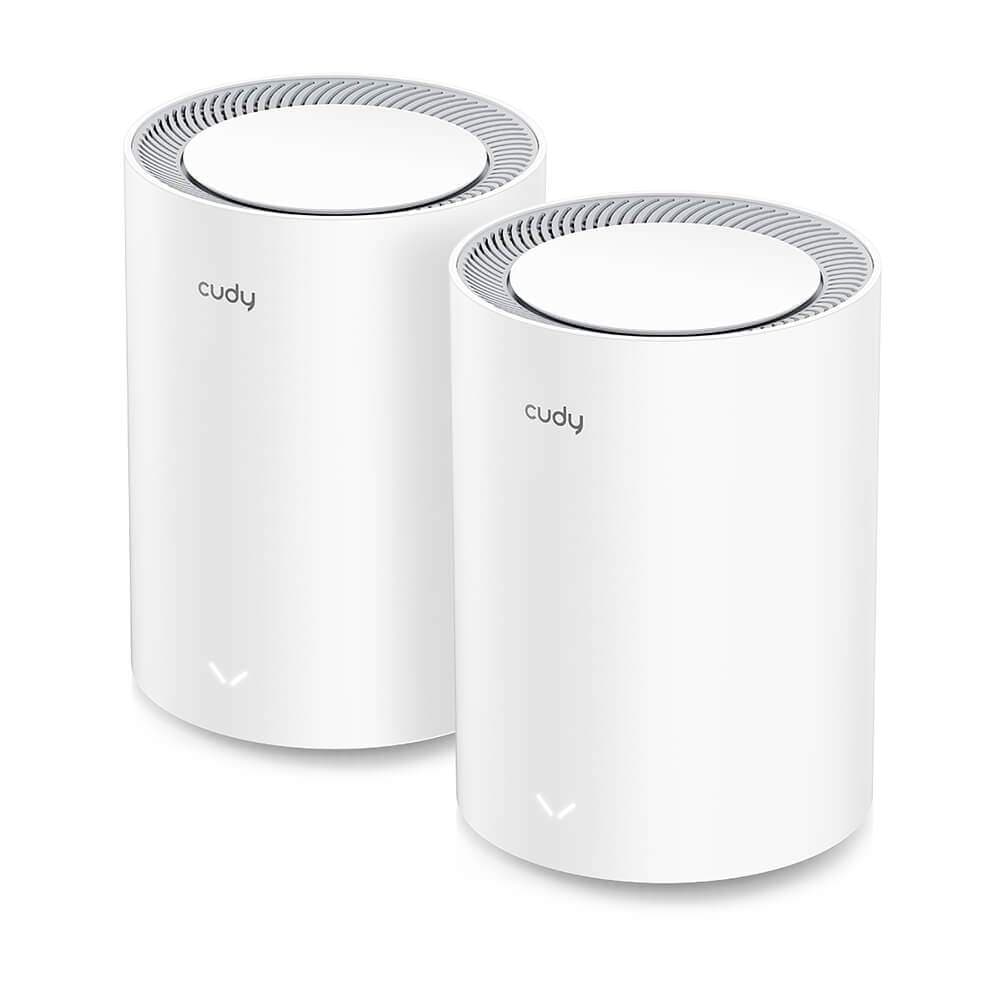 CUDY Mesh Solution M3000 2-pk AX3000 Gigabit Wi-Fi 6 2,5G Hvit