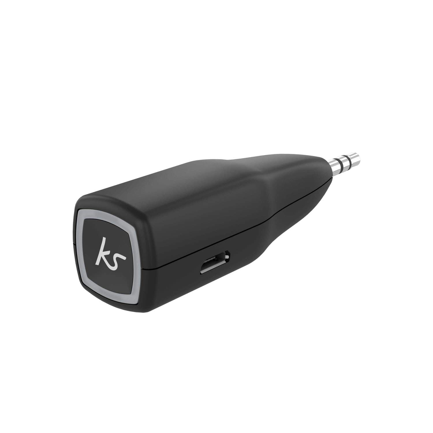 KITSOUND 3,5 mm BT-mottaker MyJack2 trådløs svart 10 timers batterilevetid Mic