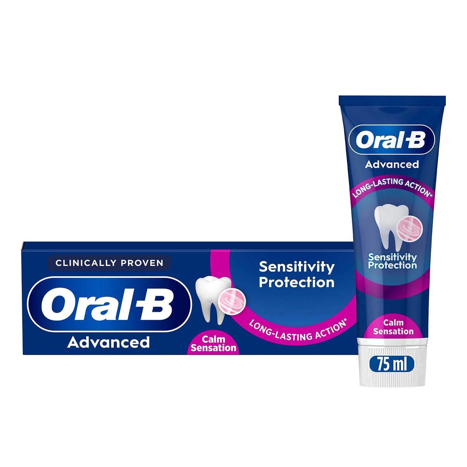 Tannkrem for sensitive tenner, langvarig beskyttelse, 75 ml