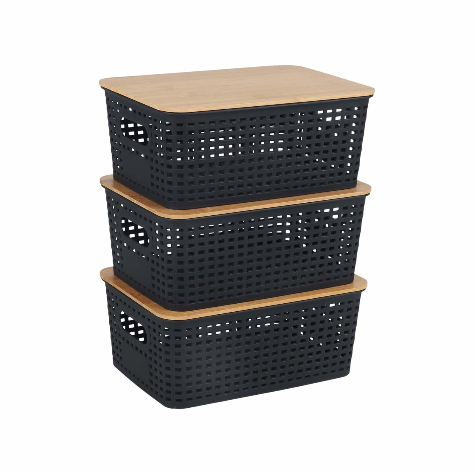 Stablebare oppbevaringskurver med bambuslokk – Airflow Design