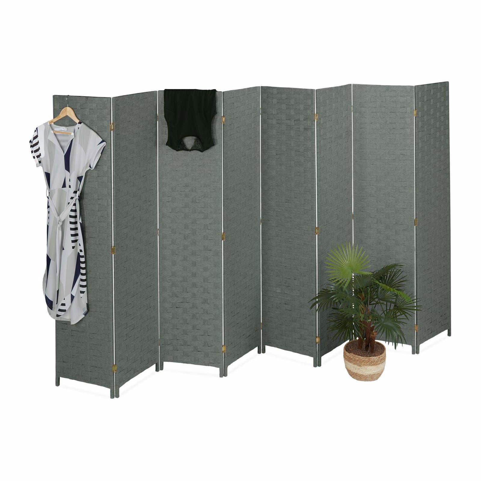 8-panelers sammenleggbar romdeler – Elegant romdeler