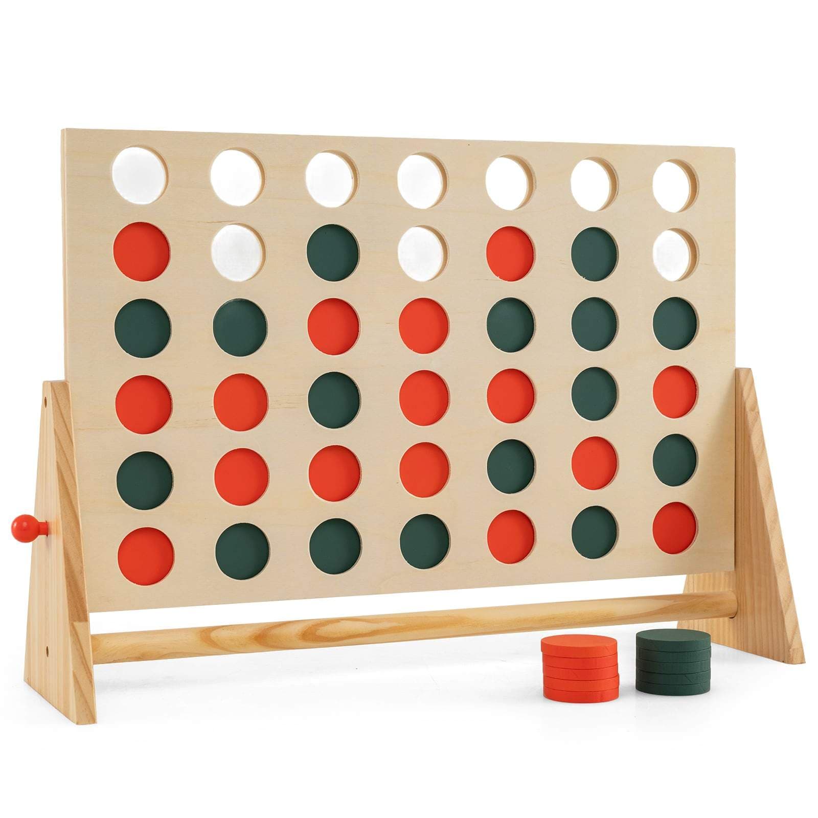 Kjempestort trespill Connect Four – 42 brikker, enkelt oppsett