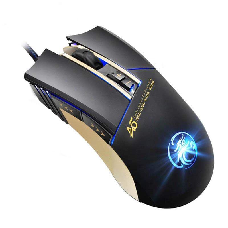 Apedra A5 Høypresisjons Optisk LED-Gamingmus - 3200 DPI