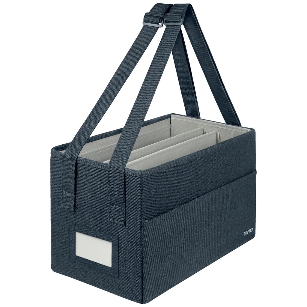 Leitz Leitz Office-in-a-bag veske liten stoff Mørkgrå 65760089 Tilsvarer: N/A