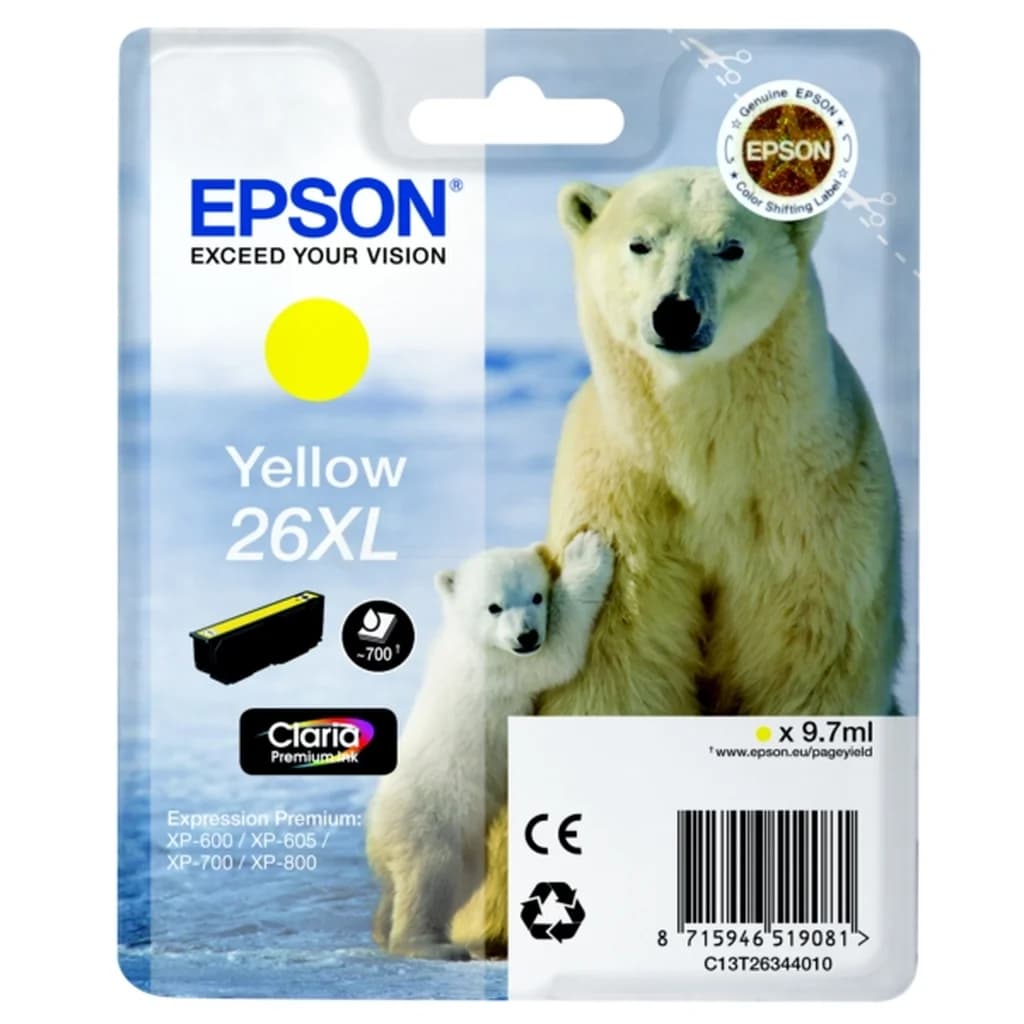 Epson Epson 26XL Blekkpatron gul