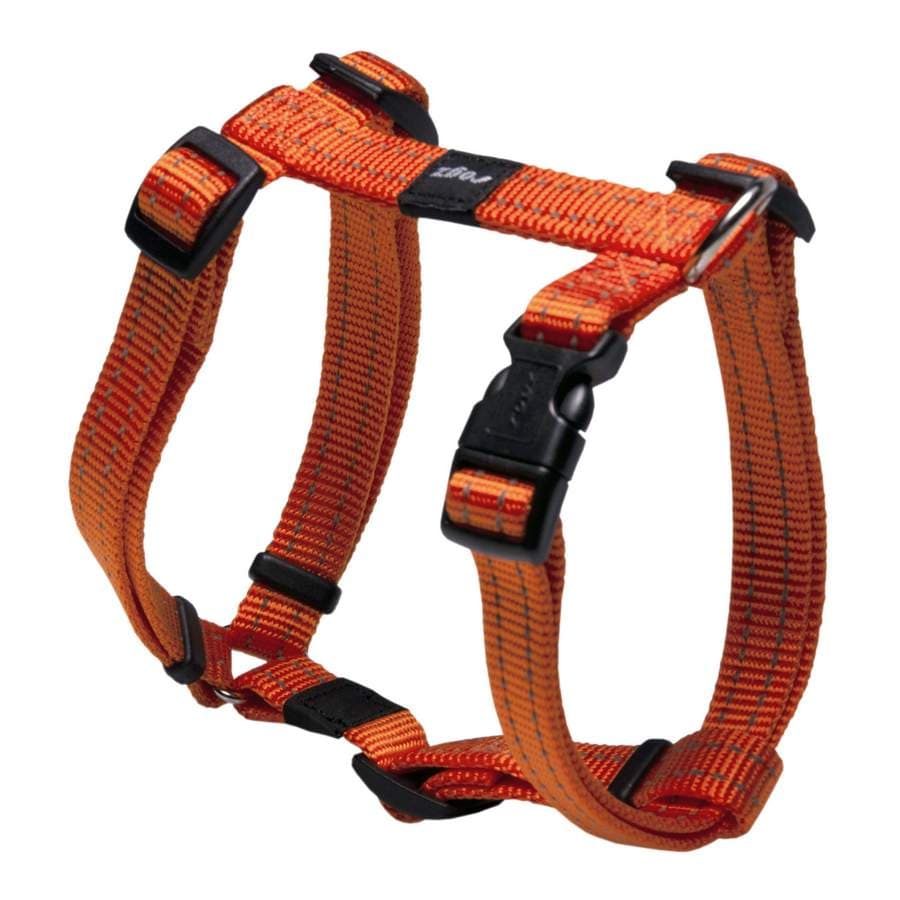 Rogz utility sele, 10 farger, 4 størrelser - Large - Orange-Oransje