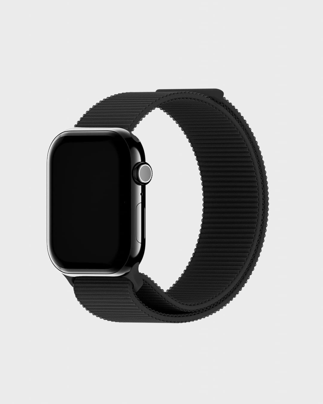 Watch Band Nylon Black 38/40/41/42 mm