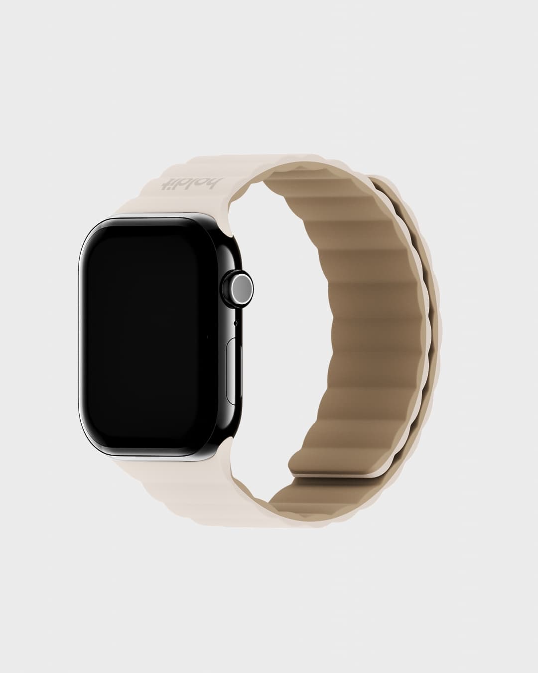 Watch Band Silicone Magnet Light Beige/Beige 42/44/45/46/49 mm