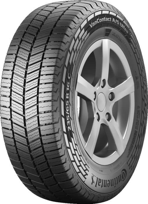 Continental VanContact A/S Ultra ( 195/65 R16C 104/102T 8PR dobbel merking 100T )