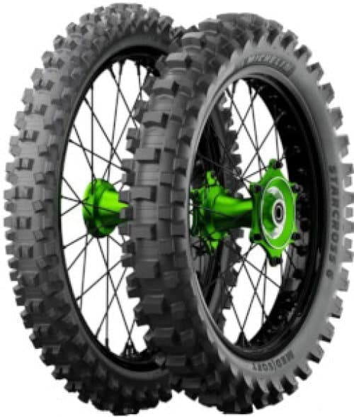 Michelin Starcross 6 ( 110/100-18 TT 64M bakhjul, M/C, Gummiblanding medium HARD, NHS )