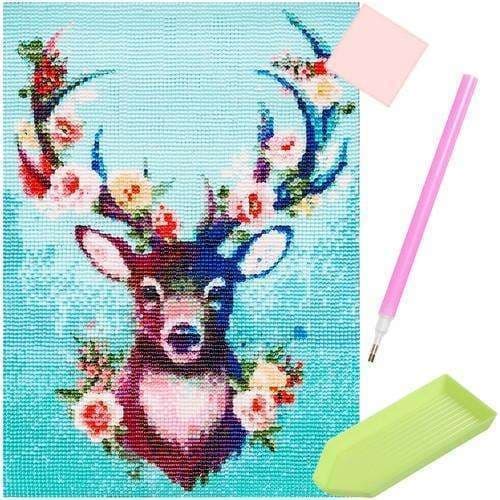 Diamantmaling - Diamantmaling - 5D - DIY - Hjort