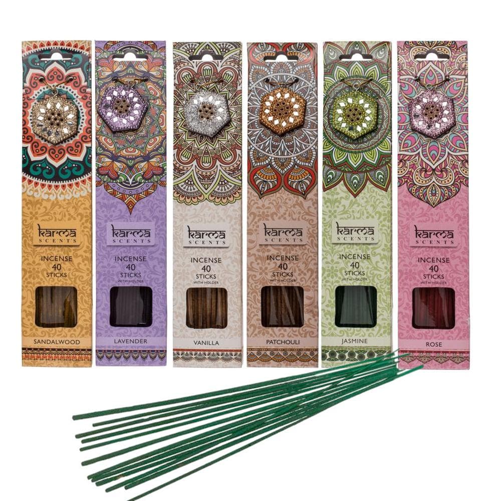 Røkelsespinner / Røkelse - 40-Pak - Patchouli