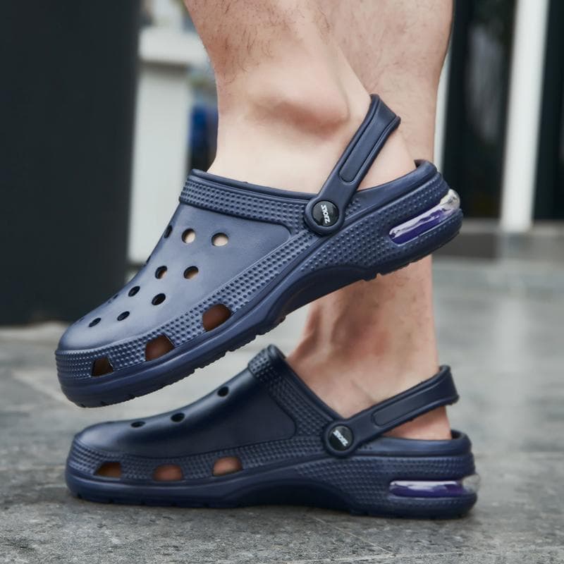 Summer Men's Plus Size Classic Closed Mule Clogs Men Flip Flops Hagesko Strandtøfler cm