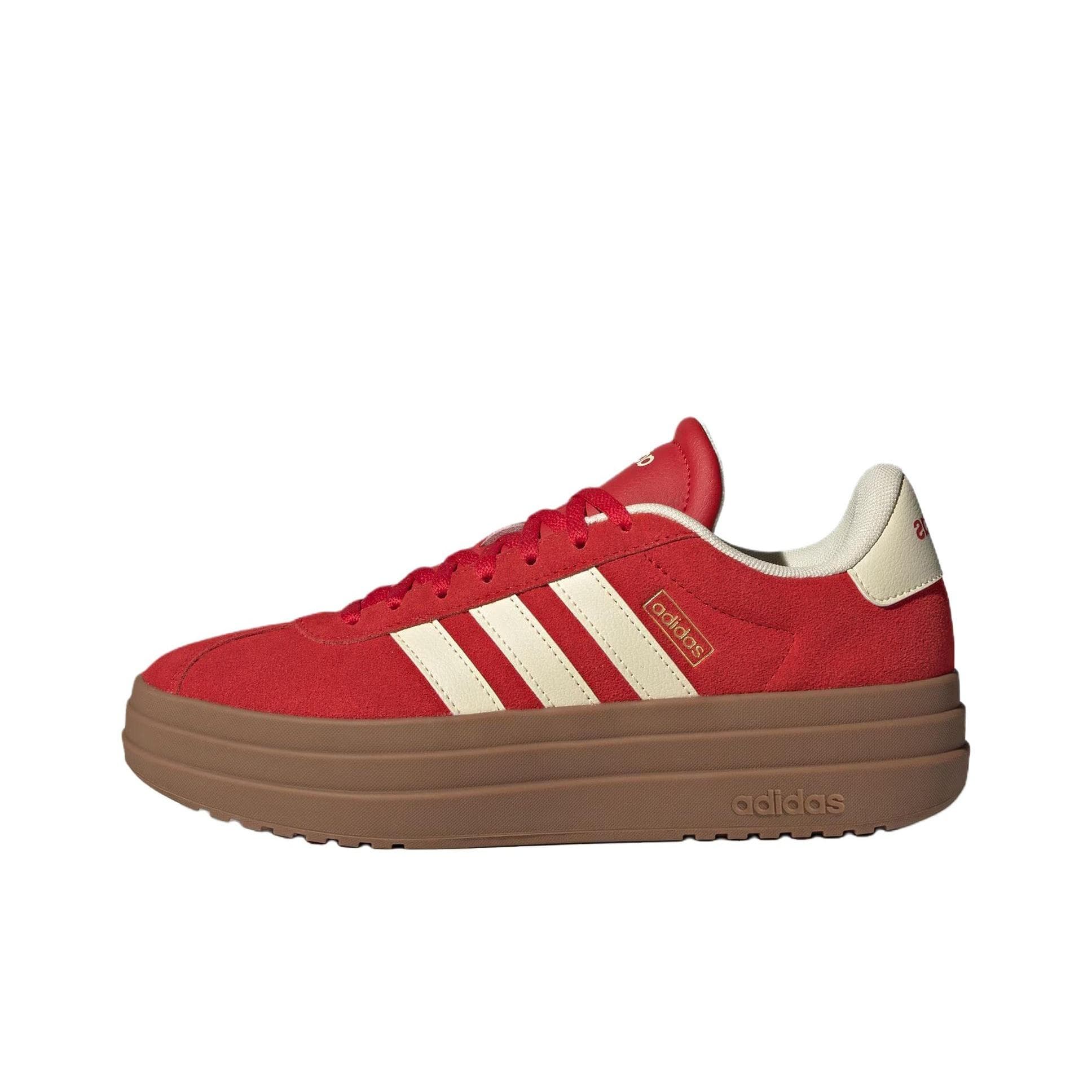 Adidas VL Court Bold Komfortable Allsidige Skatesko Dame Sneakers Rød KJ6852 cm