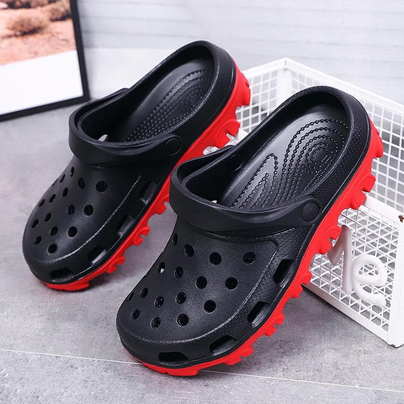 Sommer slippers stor størrelse herre utvidet 45 feit mann 46 stor 47 feit 48 strand 49 stort hode 50 hullsandaler 51 cm Blå