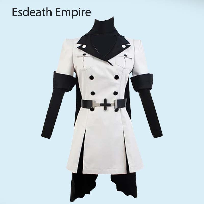 Anime Cosplay Akame Ga Kill Japansk Esdeath Imperium Manga General Uniform Med Hatt For Halloween Esdeath Imperium Cosplay Kostyme cm