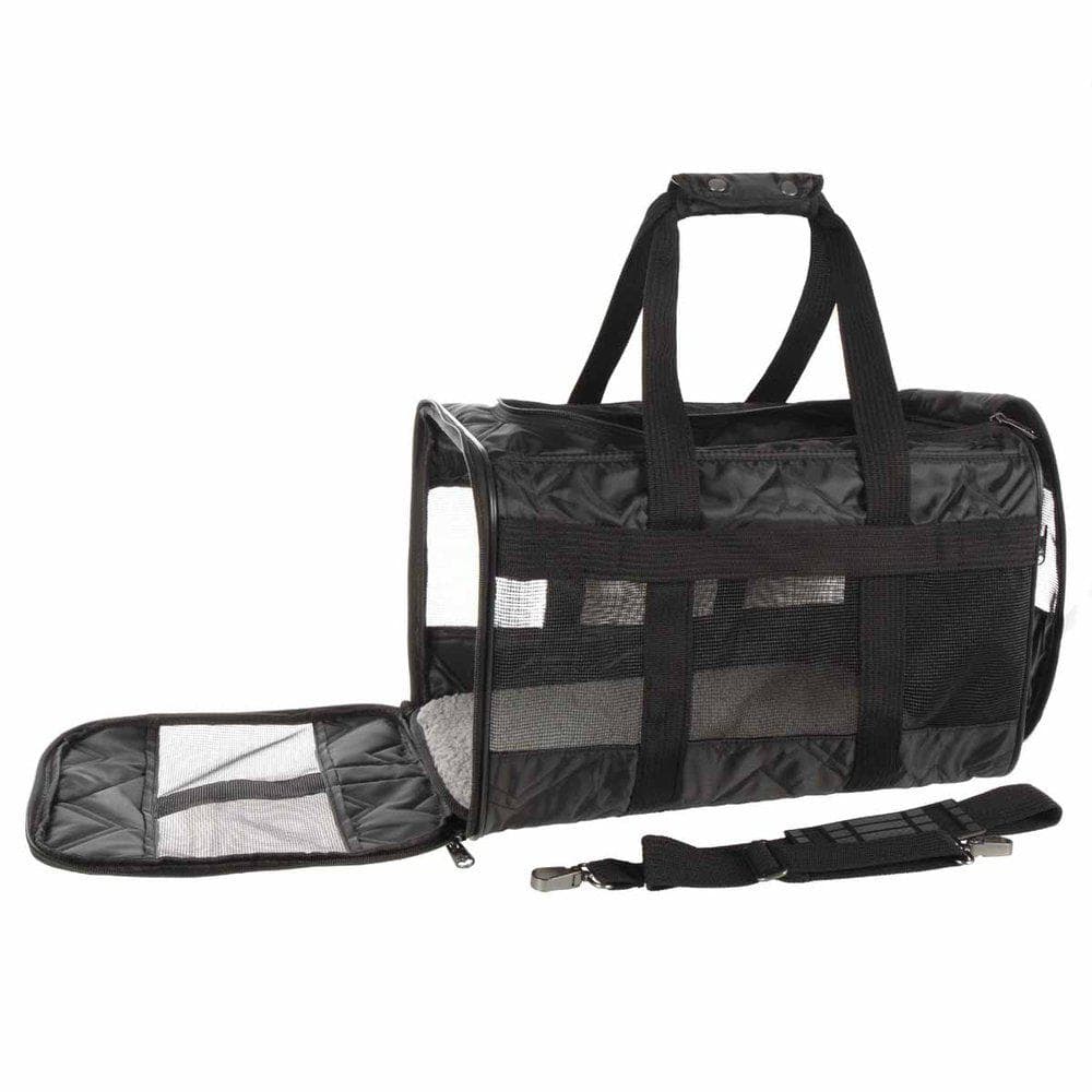 Transportveske Sherpa Deluxe sort - Large