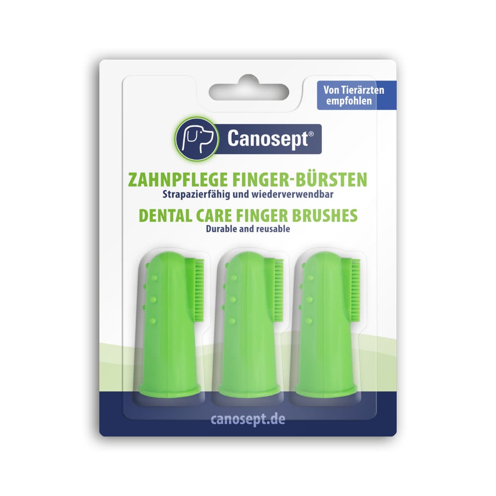Canosept Dental Care fingerbørster - 2 x 3 stk.