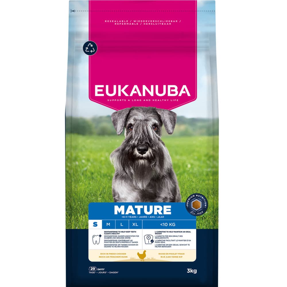 Eukanuba Premium Nutrition Mature Small Breed Kylling - 3 kg