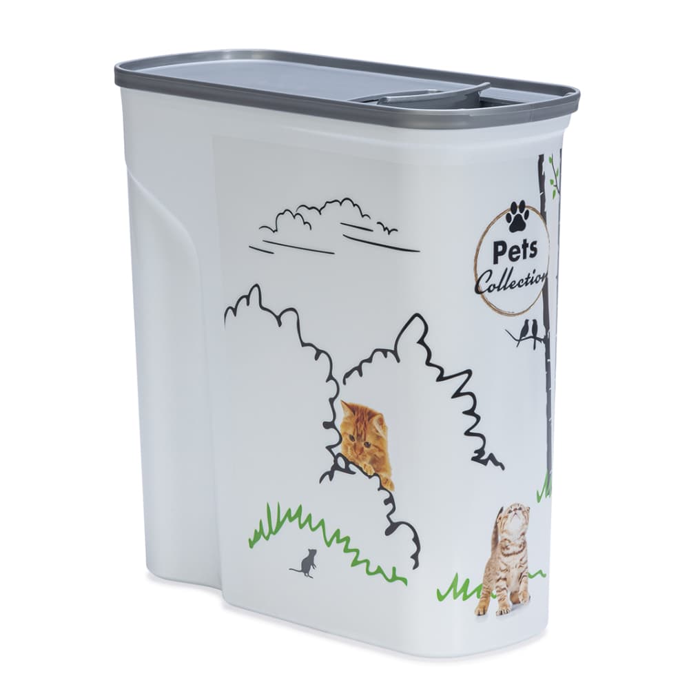 Curver tørrfôrbeholder katt - Hage-Design: opptil 2,5 kg tørrfôr (6 Liter)