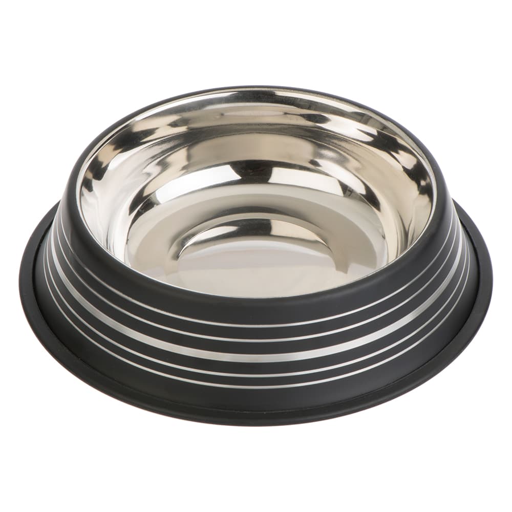 Silver Line matskål i rustfritt stål, matt svart - 200 ml, Ø 15 cm