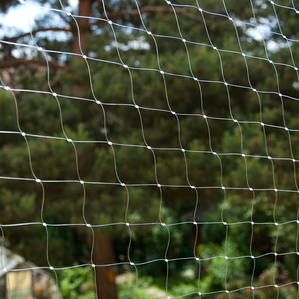 Sikkerhetsnett for katter - gjennomsiktig - 8 x 3 m