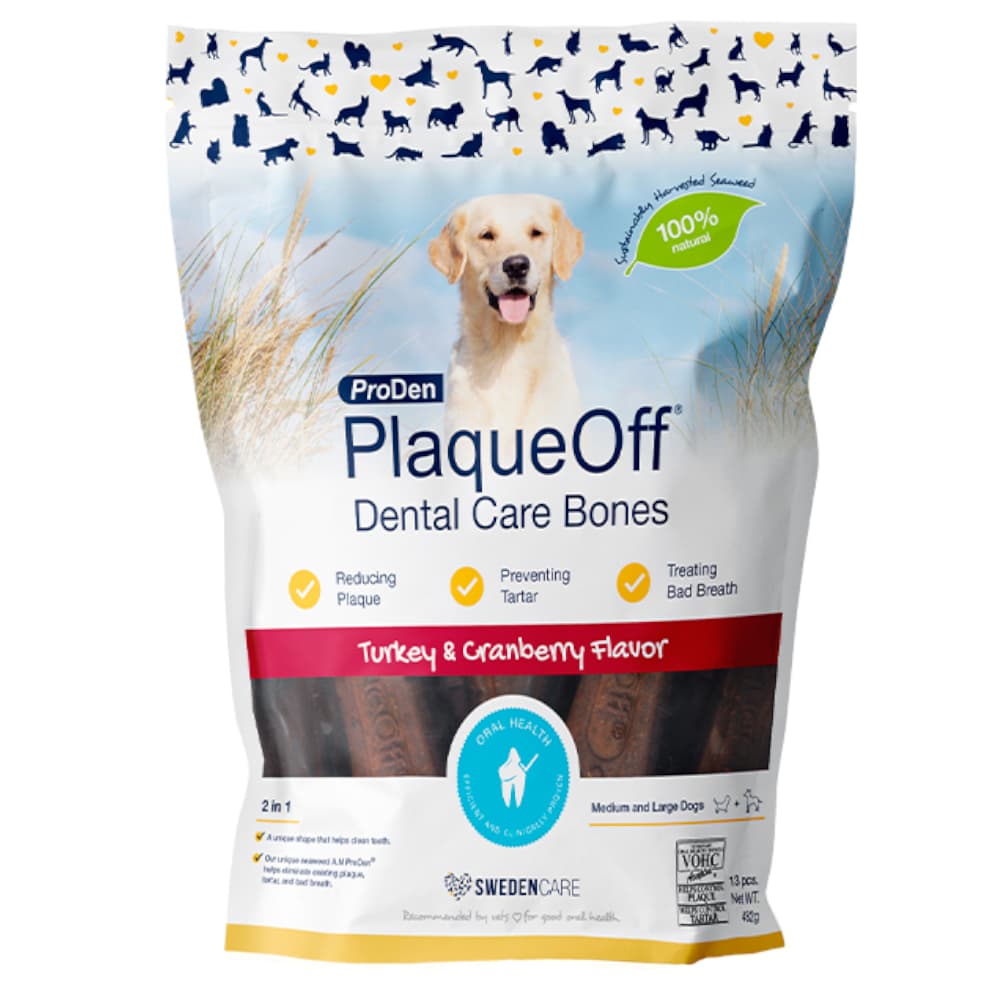 ProDen PlaqueOff Dental Care Bones - 482 g - Kalkun