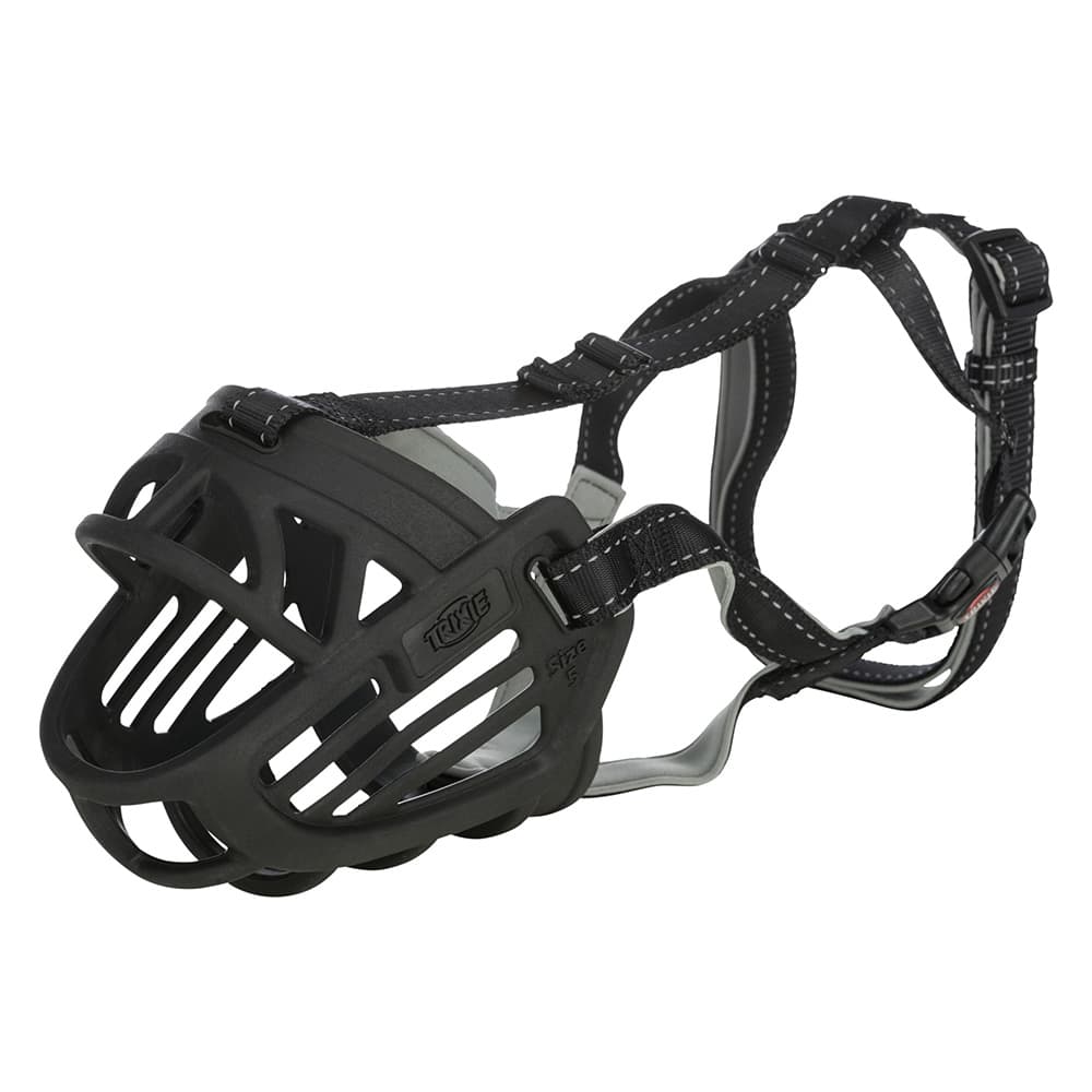 Trixie Muzzle Flex Rubber - Størrelse L: Schæferhund, labrador retriever
