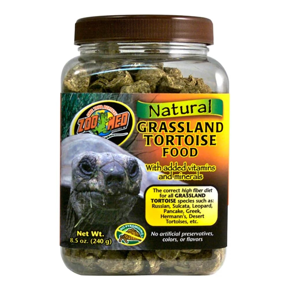 Zoo med natural grassland landskilpadde pellets - 240 gram