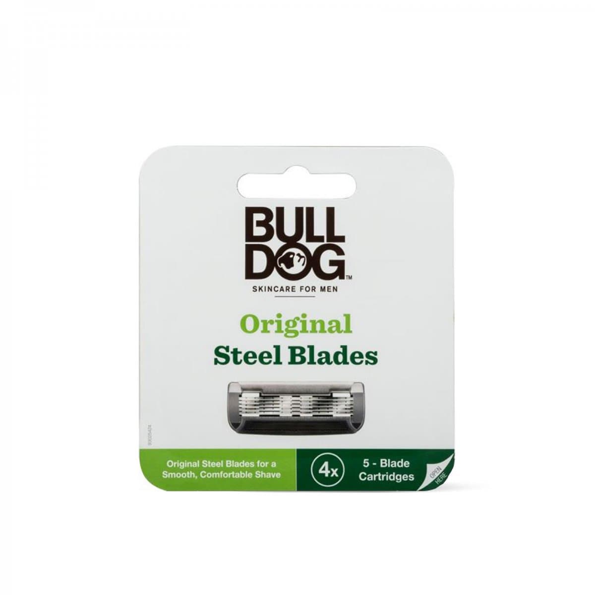 Bulldog Steel Blades Barberblad 4 pakning