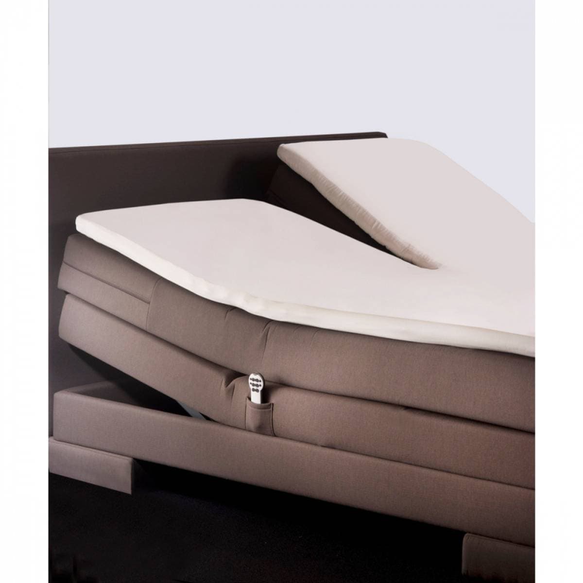 Splitt Topp Laken Percale Turiform (Hvit, 180x210)