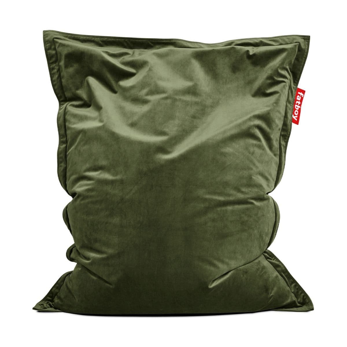 Original Slim Velvet Recycled Sakkosekk Fatboy (Recycled Rhubarb)