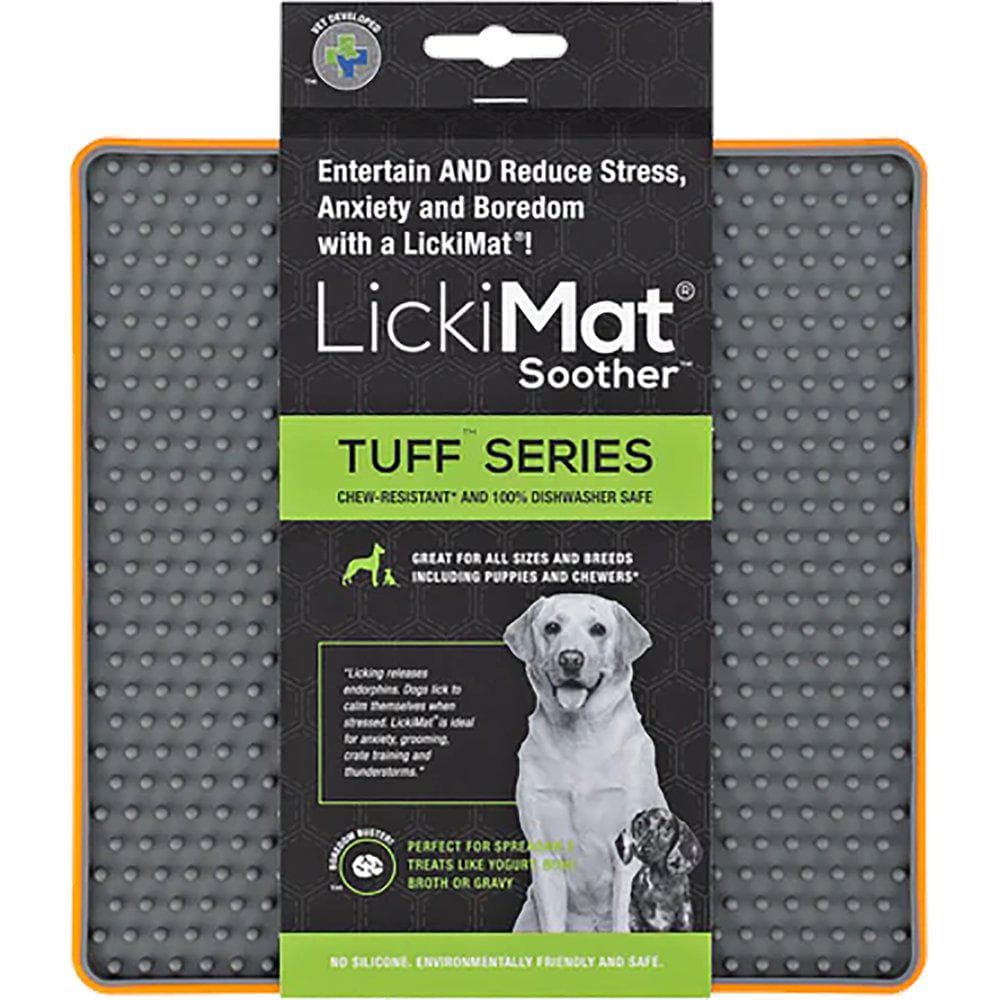 LickiMat Soother TUFF Slikkematte 20 cm - Oransje