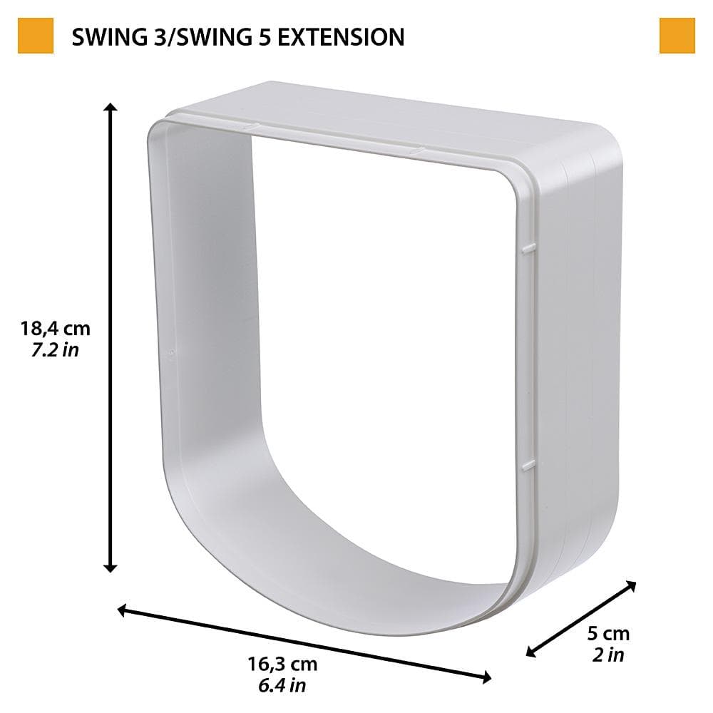 Tunnelforlengning til Swing 3/5 - Hvit