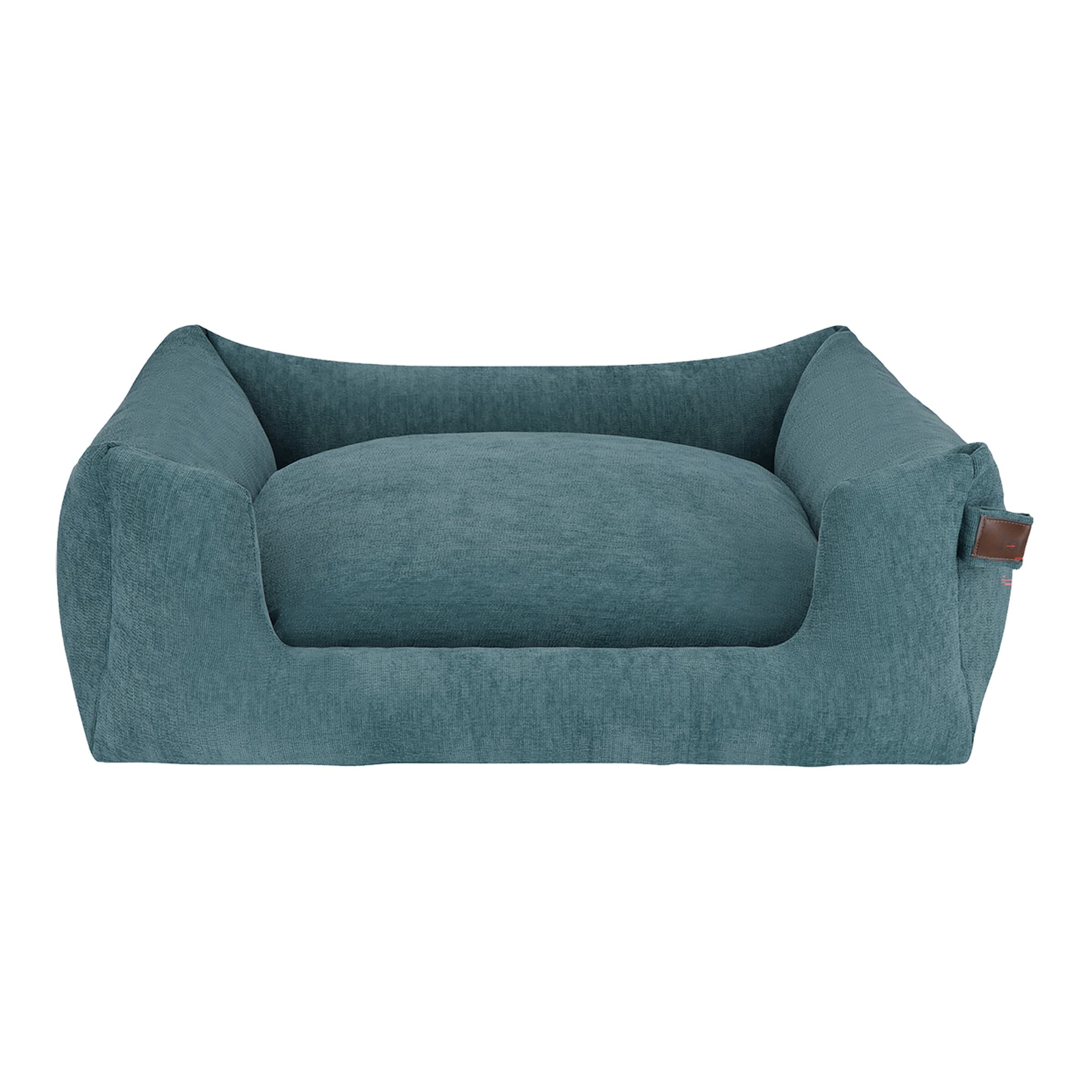 Fantail Snooze Mellow hundeseng - 110 cm - Påfugl blå