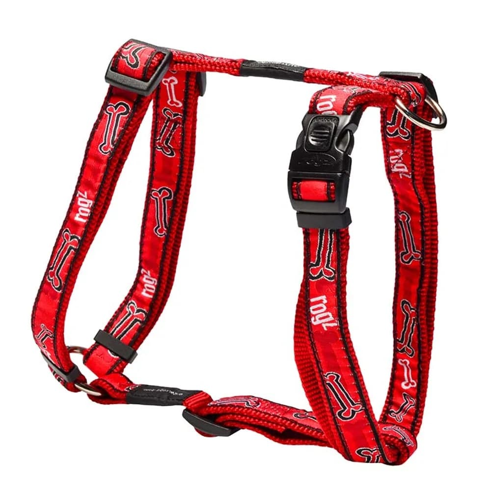 Rogz Fancy Dress Sele - 60-100cm - Rød
