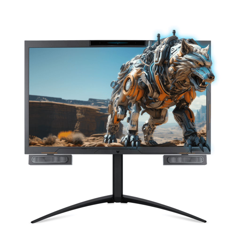 Acer DS2 Series Gaming, PSV27-2, Predator DS2 Gamingskjerm 3D SpatialLabs View, 27" 4K UHD, AMD FreeSync™ Premium
