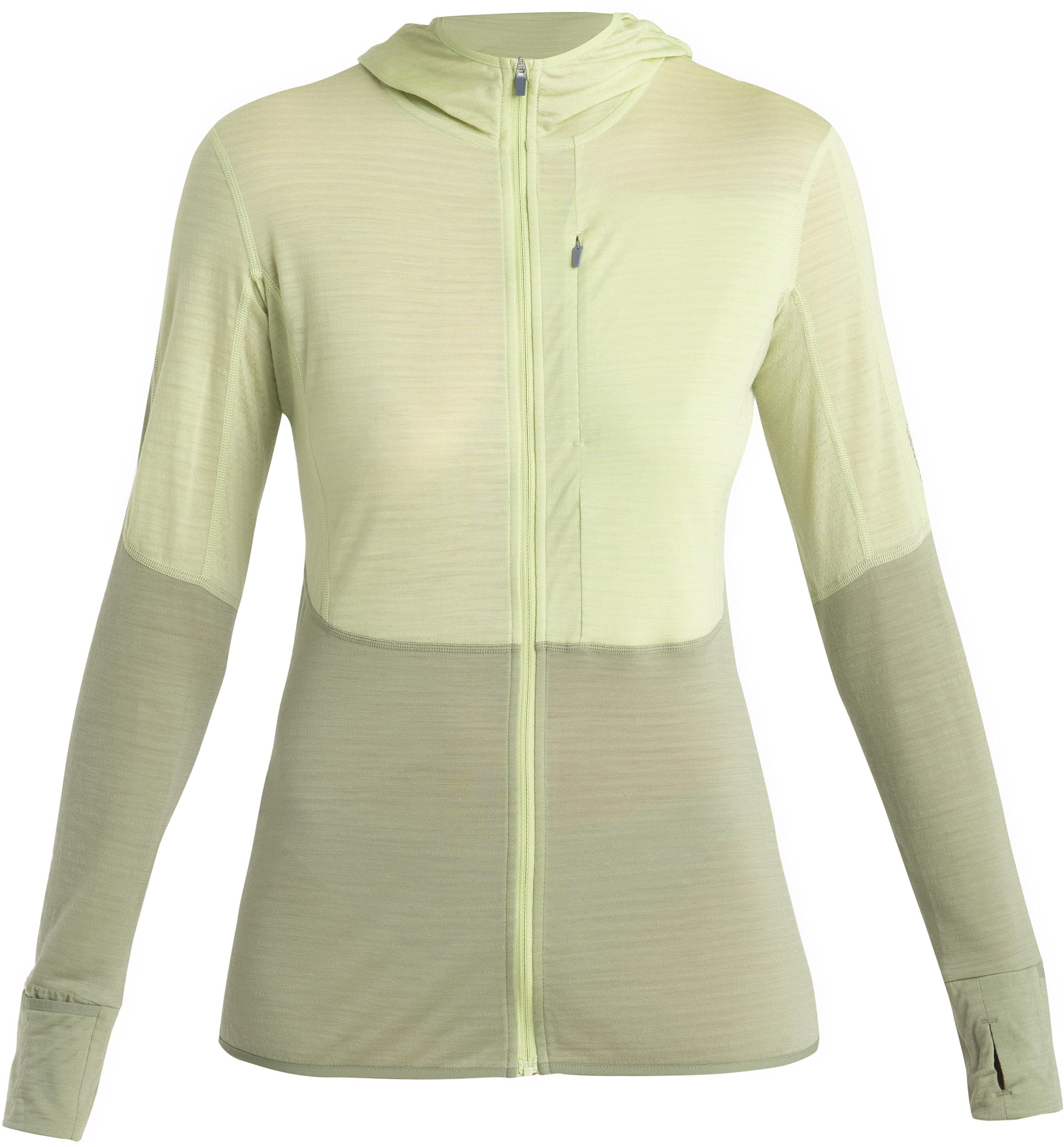 Icebreaker RealFleece Descender LS W's glazen/lichen/cb M