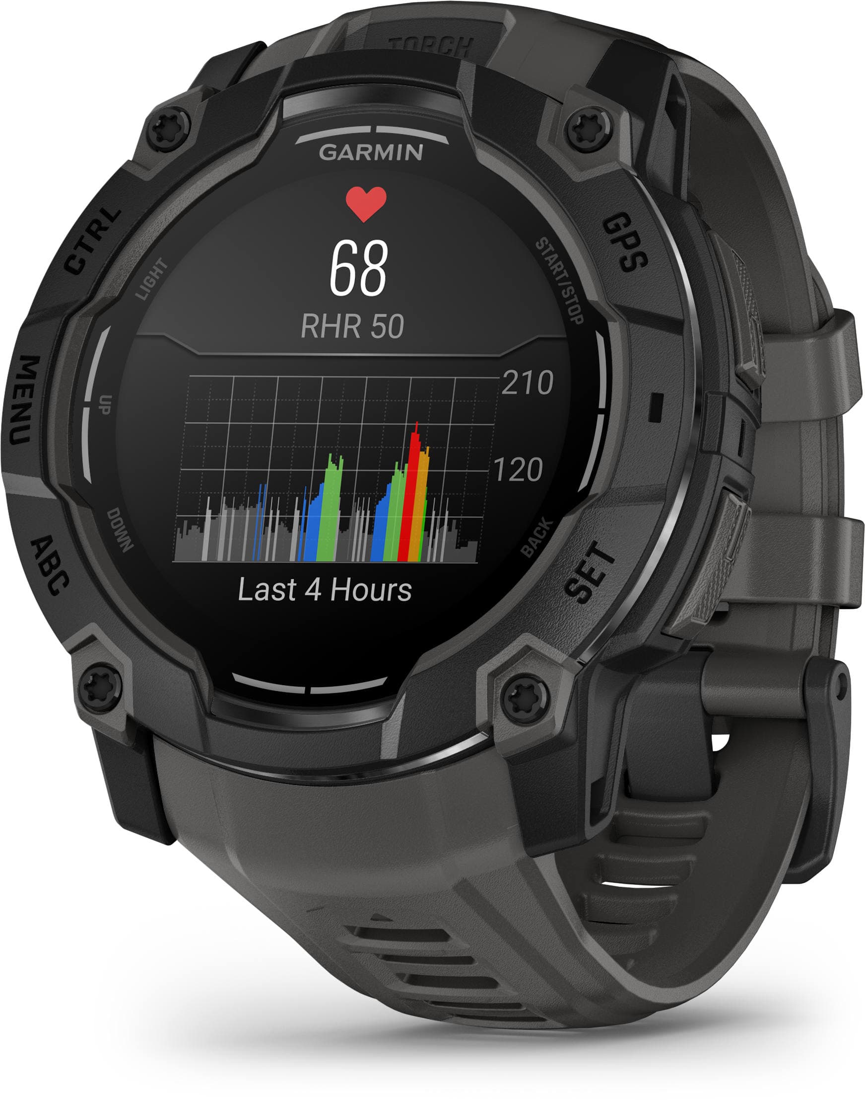 Garmin Instinct 3 AMOLED 50mm Black Bezel/Charcoal