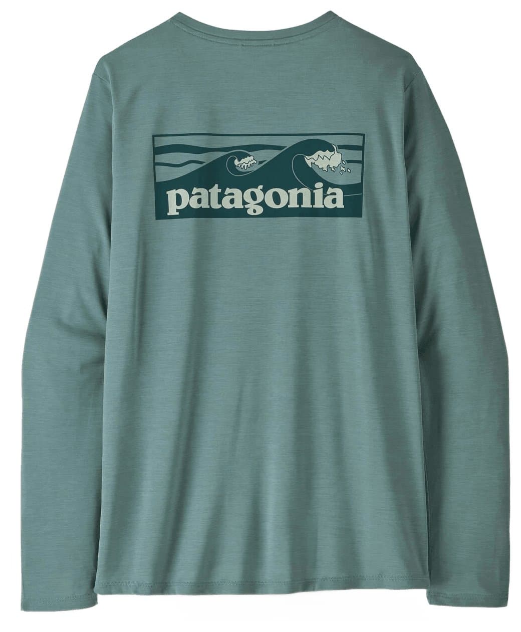 Patagonia LS Cap Cool Daily Shirt W blue sage-light blue sage x-dye M