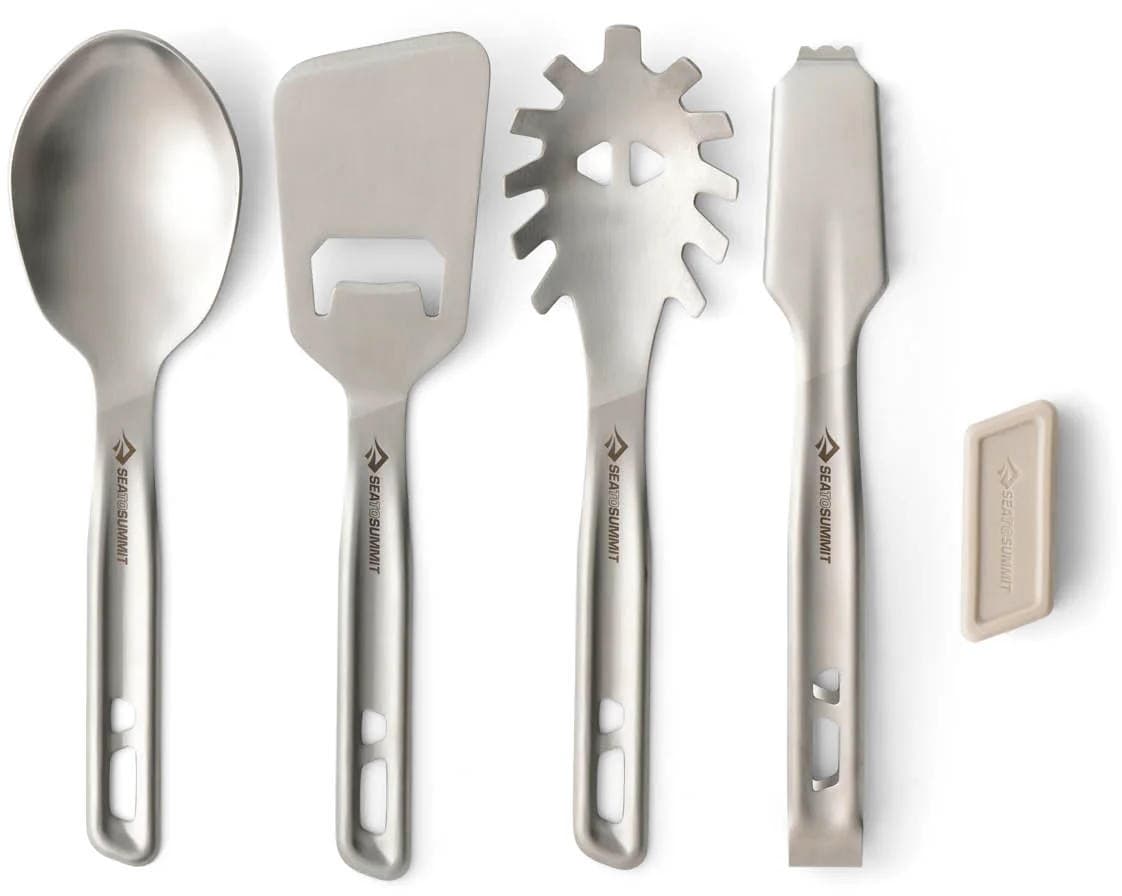 Sea To Summit Detour Utensil Set 4stk, 100% stainless steel